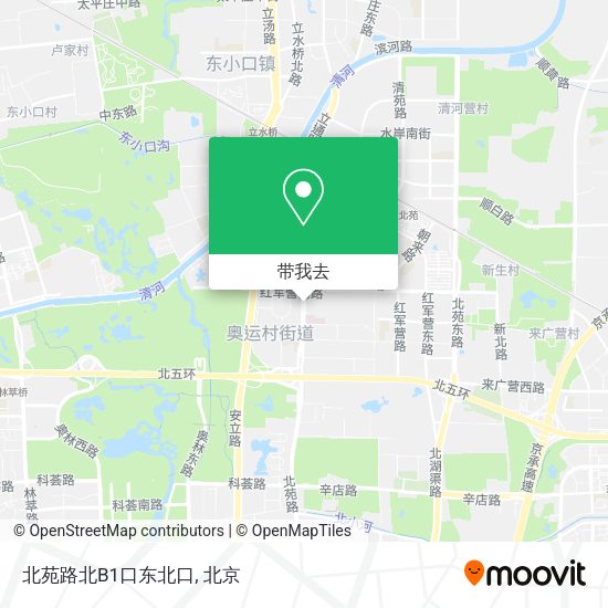 北苑路北B1口东北口地图