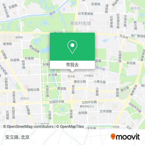 安立路地图