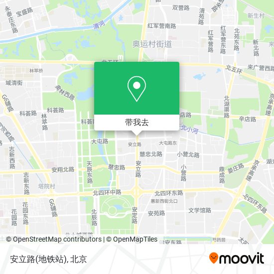 安立路(地铁站)地图