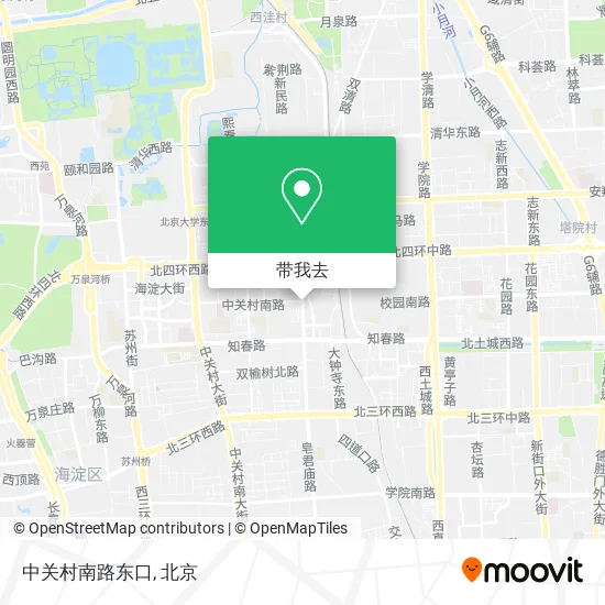 中关村南路东口地图