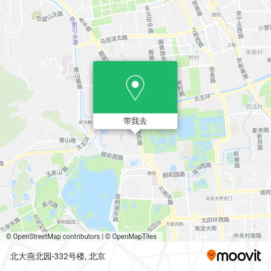 北大燕北园-332号楼地图