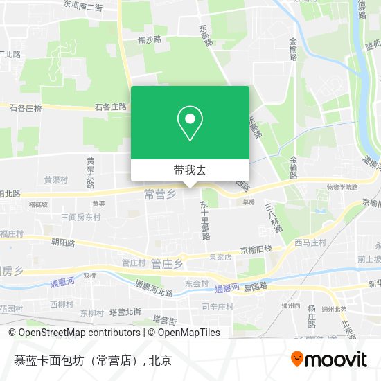慕蓝卡面包坊（常营店）地图