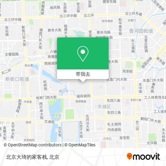 北京大琦的家客栈地图
