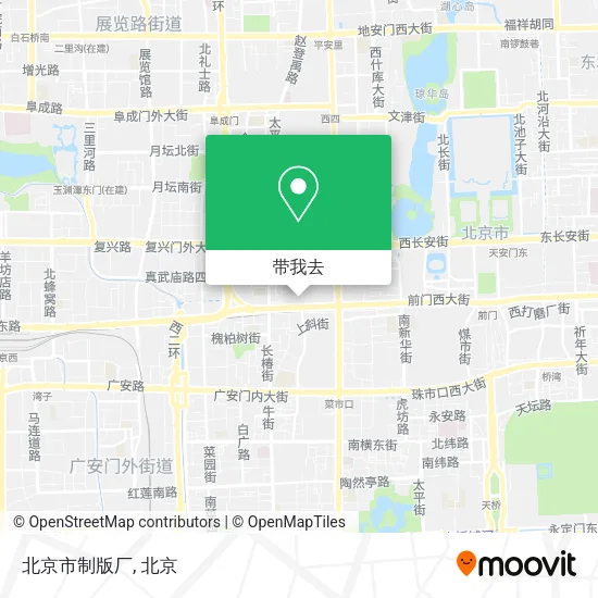 北京市制版厂地图