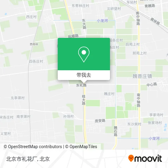 北京市礼花厂地图