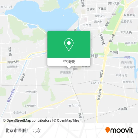北京市果脯厂地图