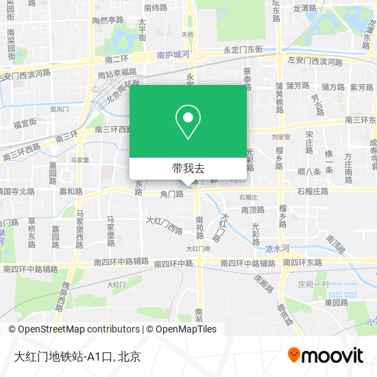 大红门地铁站-A1口地图