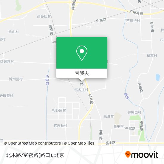 北木路/富密路(路口)地图