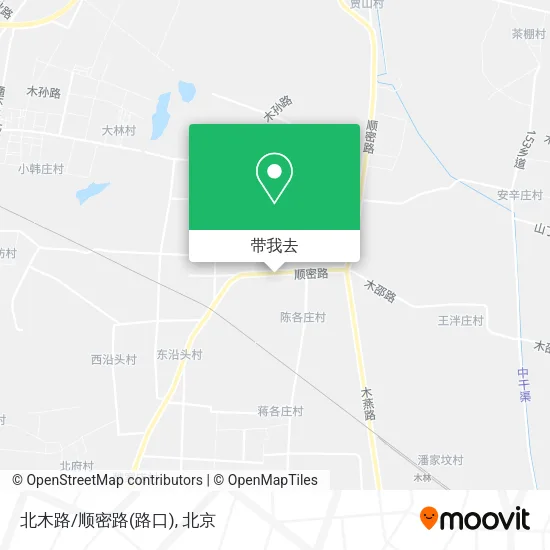北木路/顺密路(路口)地图