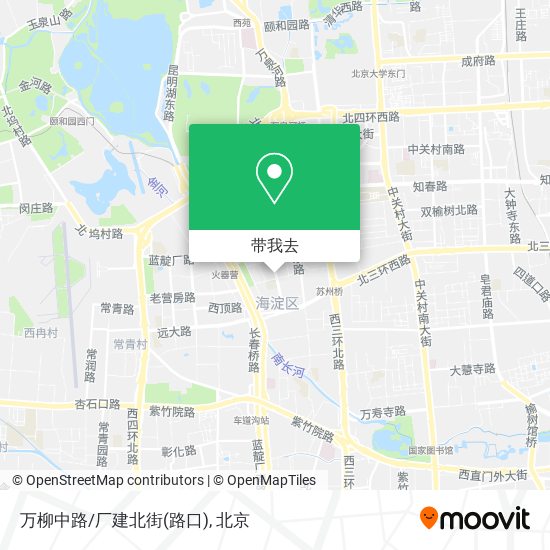 万柳中路/厂建北街(路口)地图