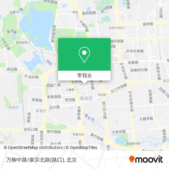 万柳中路/泉宗北路(路口)地图