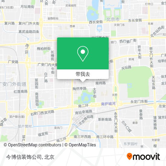 今博信装饰公司地图