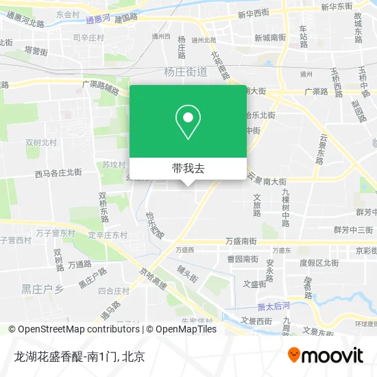 龙湖花盛香醍-南1门地图