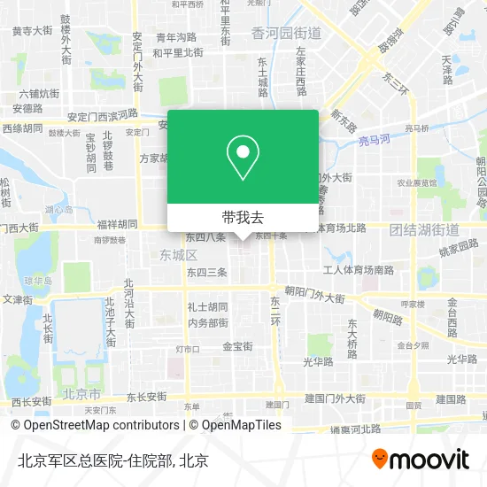 北京军区总医院-住院部地图