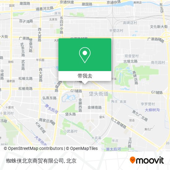 蜘蛛侠北京商贸有限公司地图