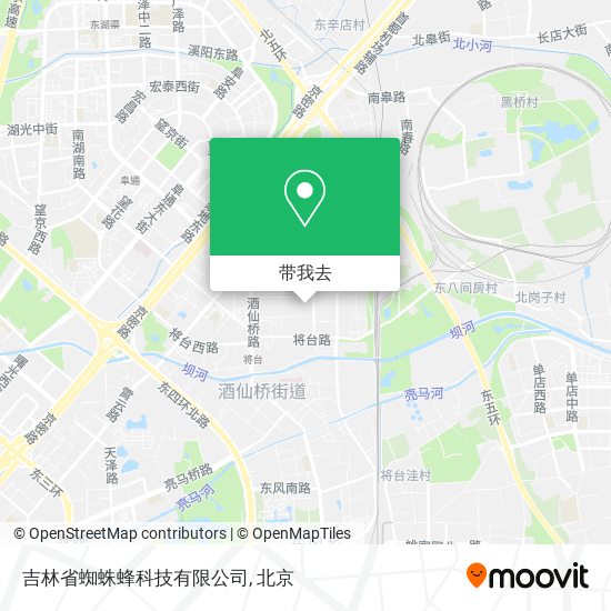 吉林省蜘蛛蜂科技有限公司地图