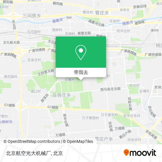 北京航空光大机械厂地图