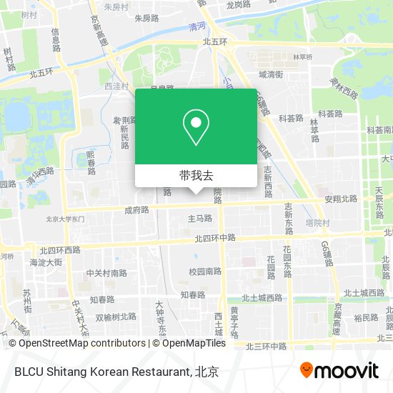 BLCU Shitang Korean Restaurant地图