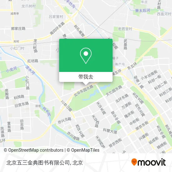 北京五三金典图书有限公司地图