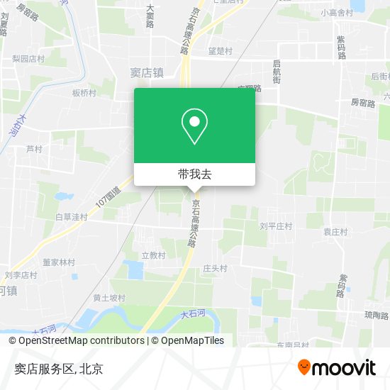 窦店服务区地图