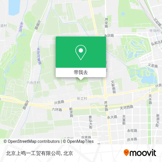 北京上鸣一工贸有限公司地图