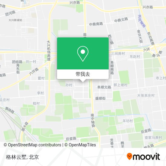 格林云墅地图