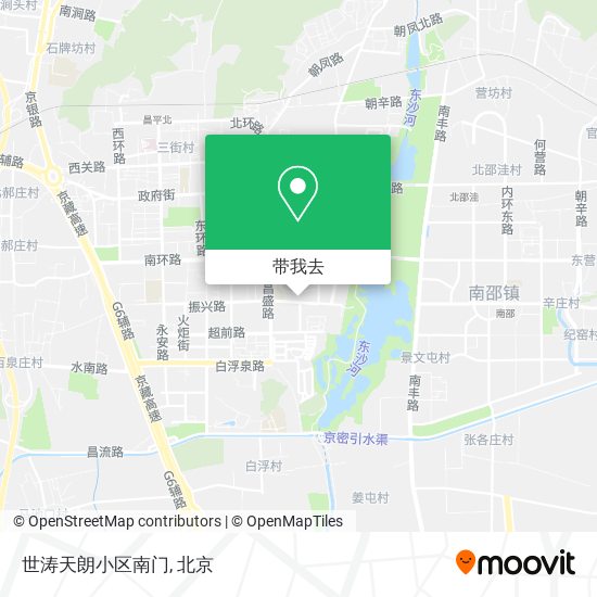 世涛天朗小区南门地图