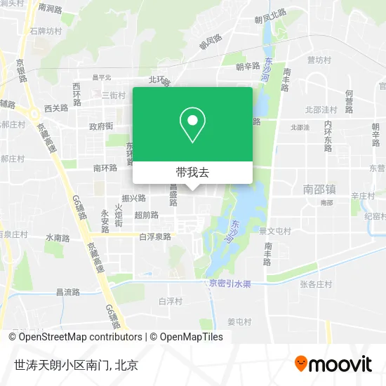世涛天朗小区南门地图