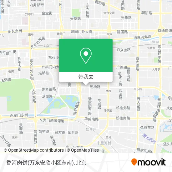 香河肉饼(万东安欣小区东南)地图