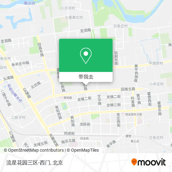 流星花园三区-西门地图