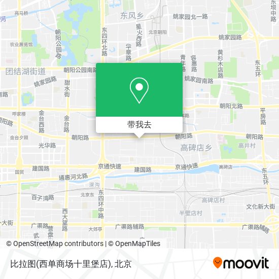 比拉图(西单商场十里堡店)地图