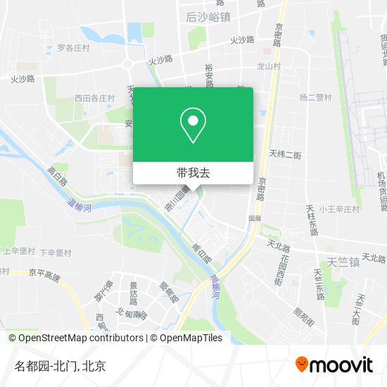 名都园-北门地图