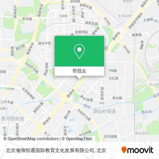 北京瀚海恒通国际教育文化发展有限公司地图