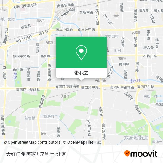 大红门集美家居7号厅地图