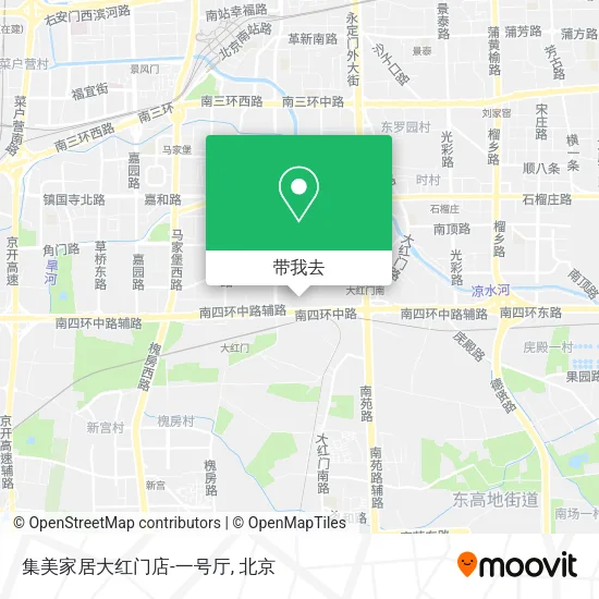 集美家居大红门店-一号厅地图