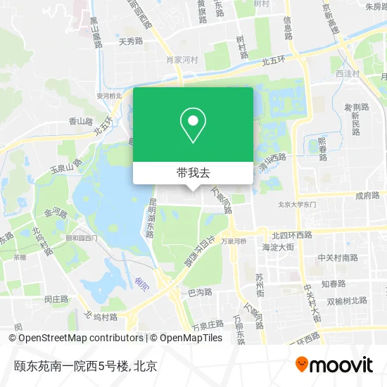 颐东苑南一院西5号楼地图