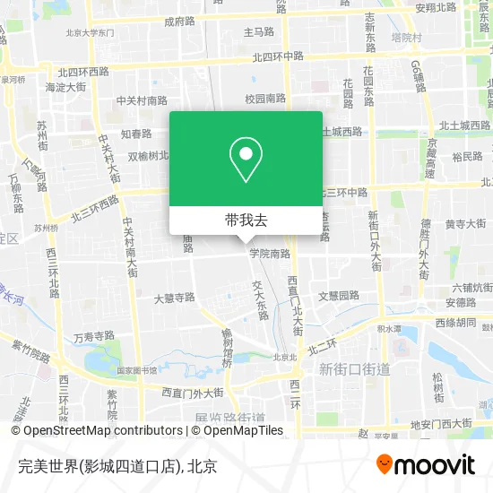 完美世界(影城四道口店)地图