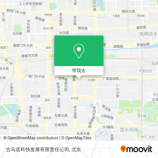 古马道科技发展有限责任公司地图
