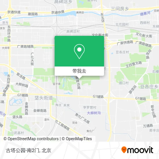 古塔公园-南2门地图