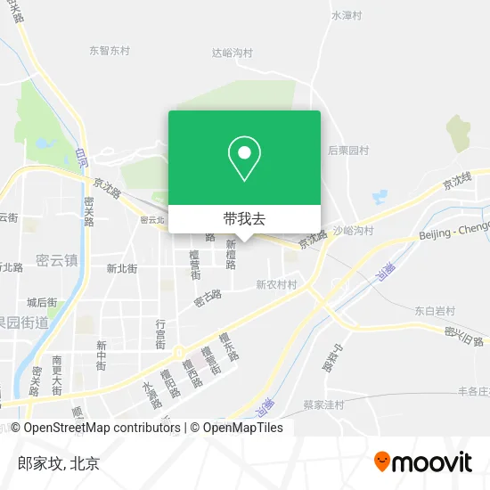 郎家坟地图