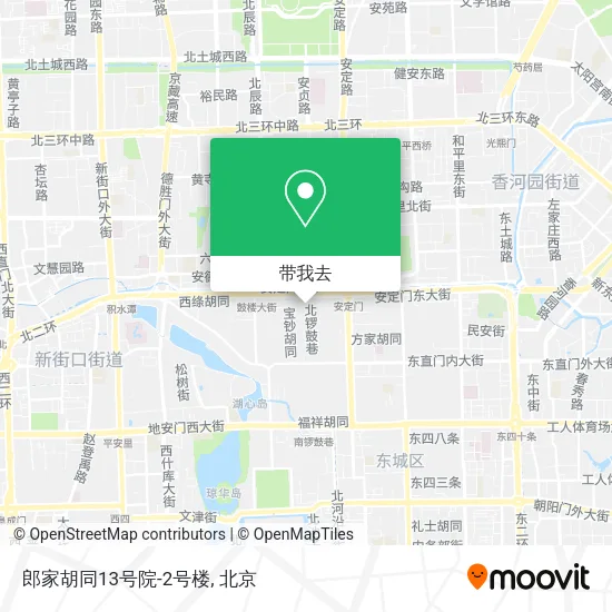 郎家胡同13号院-2号楼地图
