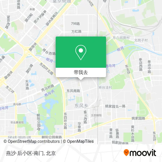 燕沙·后小区-南门地图