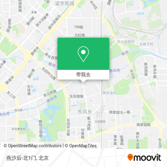 燕沙后-北1门地图