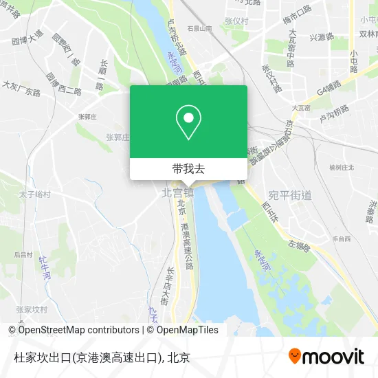 杜家坎出口(京港澳高速出口)地图
