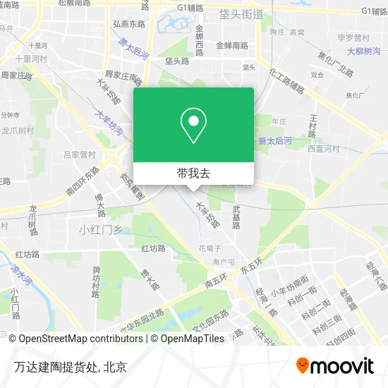 万达建陶提货处地图