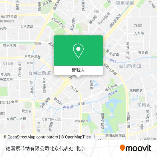 德国索菲纳有限公司北京代表处地图