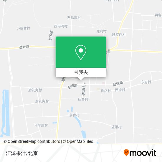 汇源果汁地图