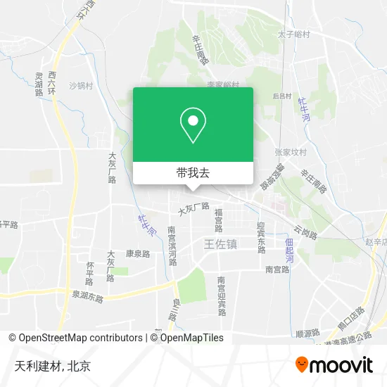 天利建材地图