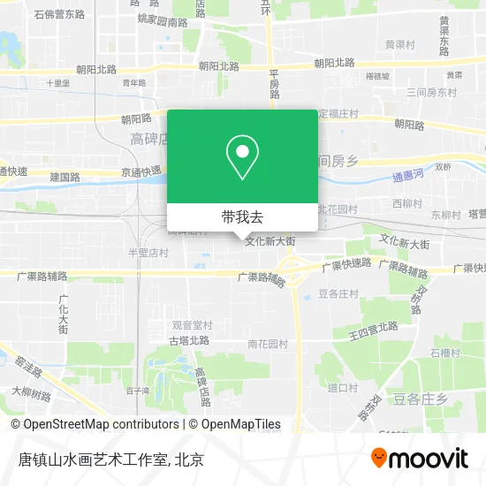 唐镇山水画艺术工作室地图