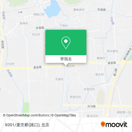 X001/麦庄桥(路口)地图